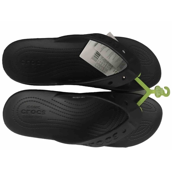Crocs Baya Flip Flop Size-11 Men\'s Sandal  Black Color